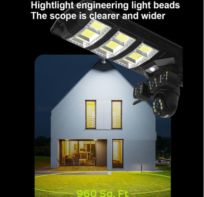 CRONY :XA12-4G-4K  AI SOLAR CAMERA + LIGHTING 2 IN 1