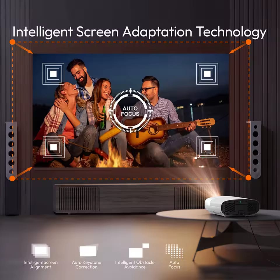 CRONY: Q7 ANDROID HIGH- DEFINITION AND HIGH BRIGHTNESS SMART PROJECTOR