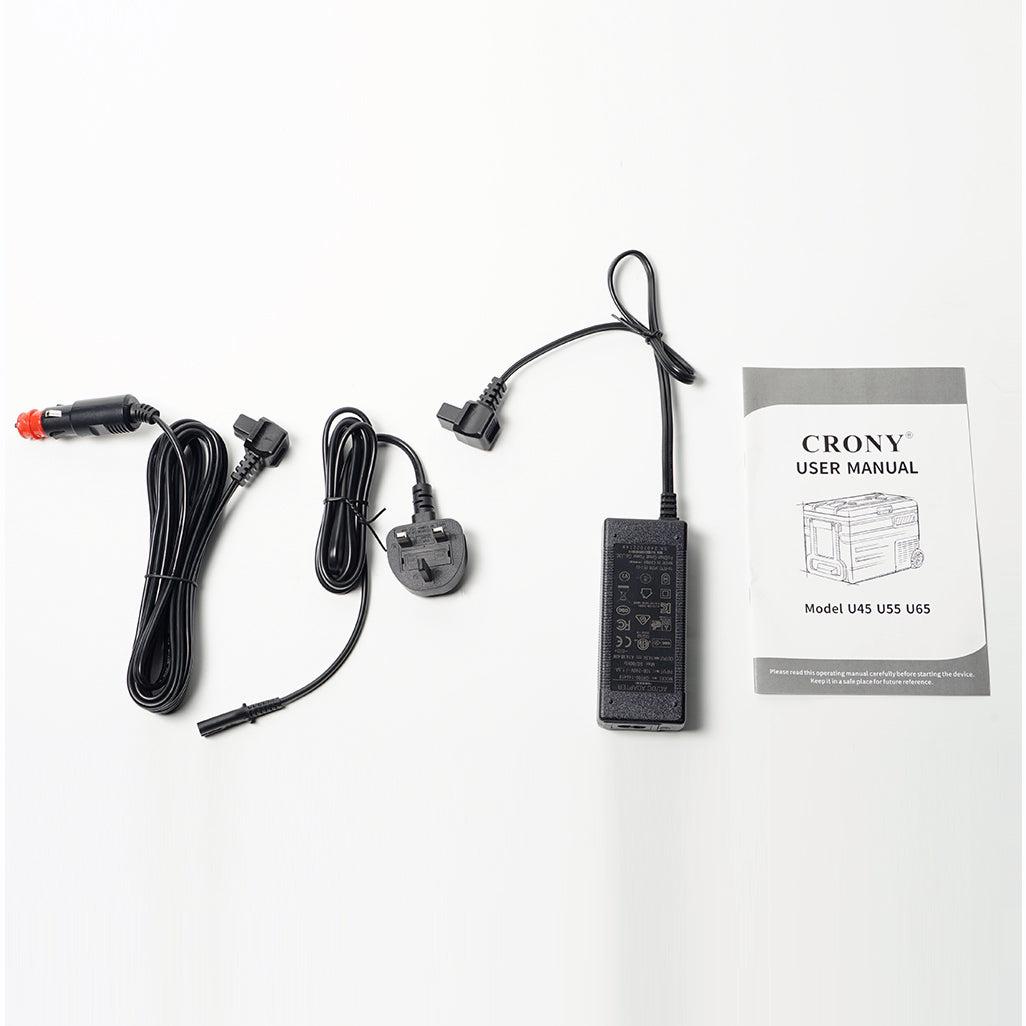 CRONY: Car Refrigerator 65L U65 65L Portable Car Refrigerator -20°C Freezing LED Control Dual Power Wheeled Design