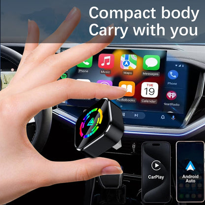CRONY: USB Wireless CarPlay Adapter For Apple iPhone Wireless Android Auto Dongle 5G