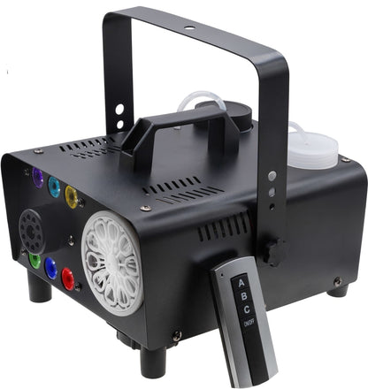 CRONY:800W+6LED  RGB Bubble Smoke Machine With Remote Control for DJ Wedding Party Nightclub Event