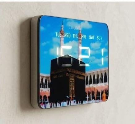 CRONY:JG1002-90 THE HOLY MOSQUE MASJID AL HARAM LED CLOCK