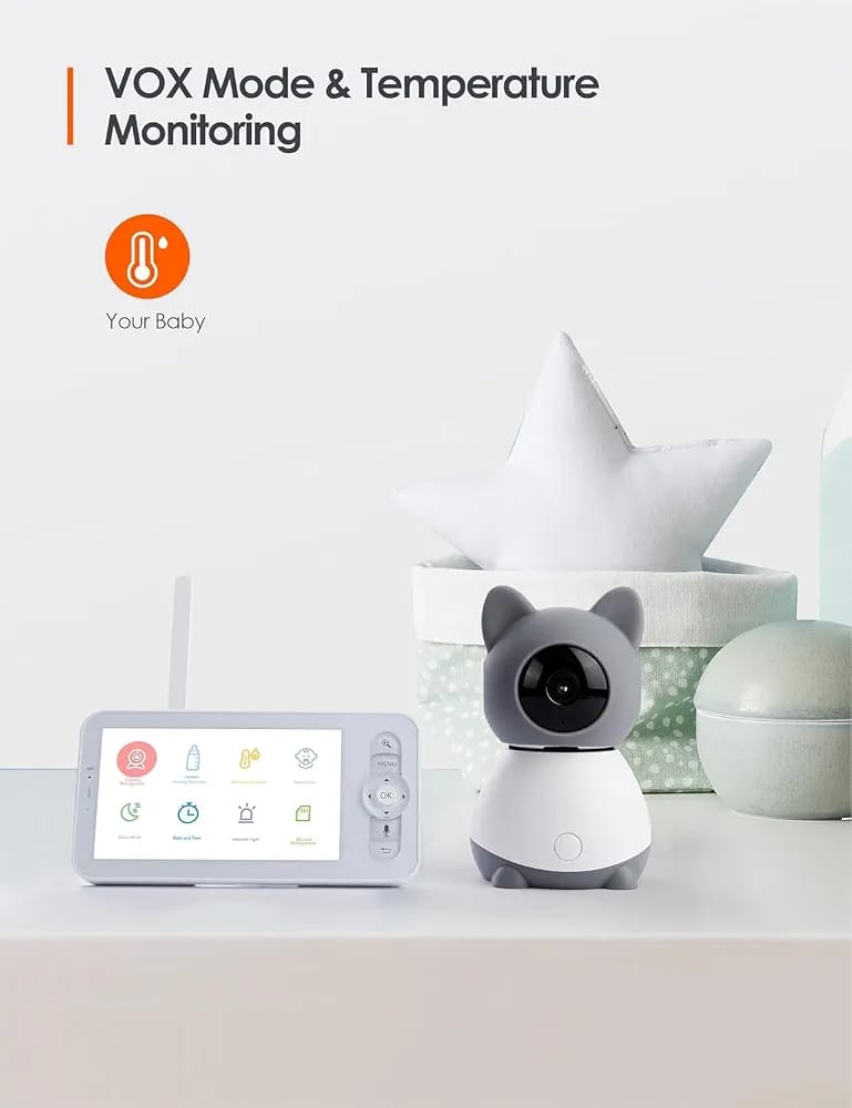 CRONY: 1TM-1MN 5 INCH LED BABY MONITOR