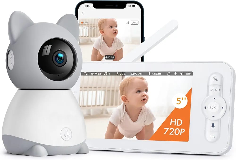CRONY: 1TM-1MN 5 INCH LED BABY MONITOR