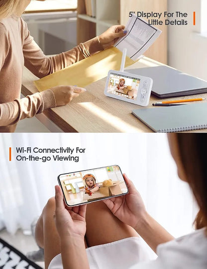 CRONY: 1TM-1MN 5 INCH LED BABY MONITOR