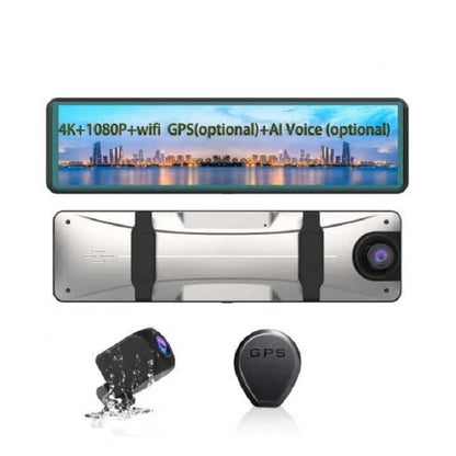 CRONY: X12 12INCH DASHCAMERA  4K+2.5K SONY BACK CAMERA