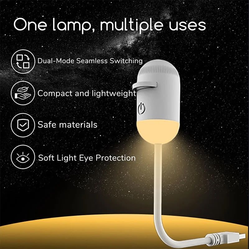 CRONY: Starry Sky Aurora Galaxy Projector Night Light HD 360° Rotating LED Mood Lamp