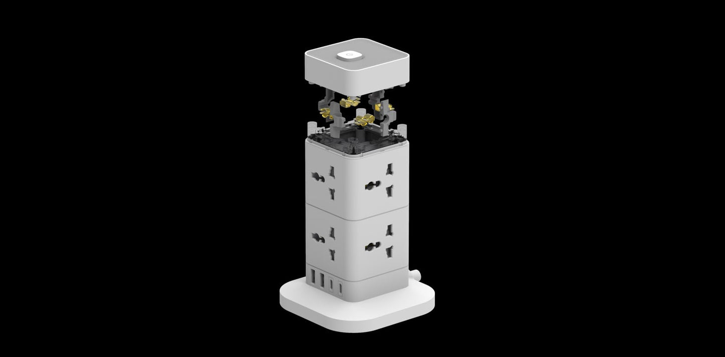 CRONY: UNT-312 3 FLOOR P0WER SOCKET