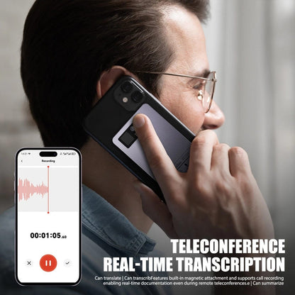 AI Voice Recorder 64GB Digital App Control 152 languages Transcribe Summarize A+