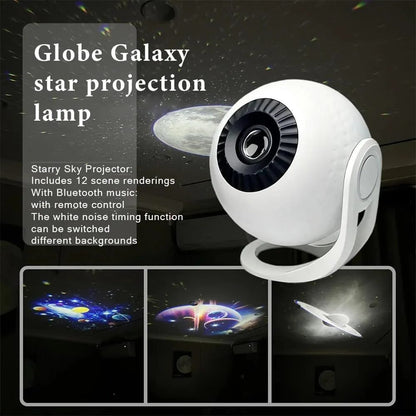 CRONY: WS-756 Mini Galaxy Star Projector Night Lamp with USB Power – 2-in-1 Star Projection and Moon Glow Light with Flexible Gooseneck for Bedrooms, Kids’ Rooms, Nurseries, Bedside Use, Home Décor, and Gifting