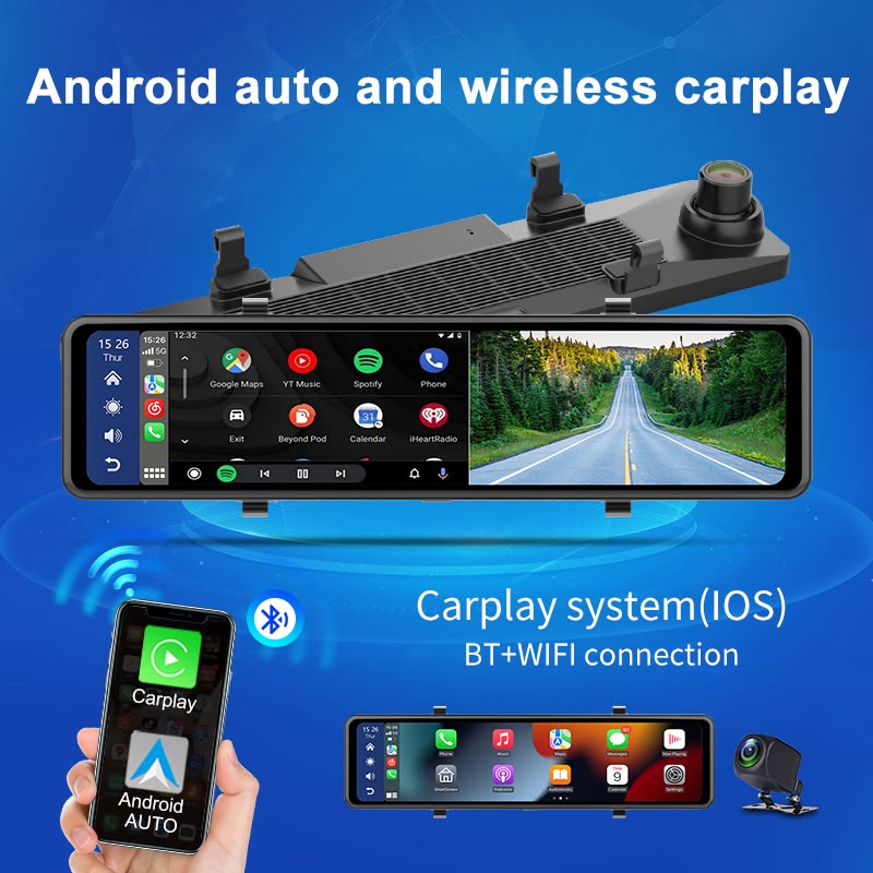 CRONY C2 12inch 4k+2.5k Sony back camera +Carplay /Andriod Auto