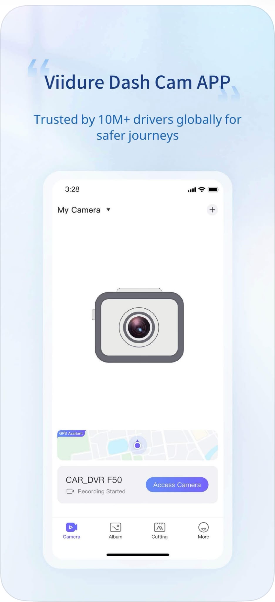 CRONY X1S 9.66INCH 4K+2.5K DASHCAMERA