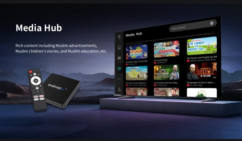 TAQWA TV BOX WITH QURAN AND AZAN