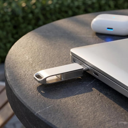 64GB Mini Metal Rotating USB Flash Drive
