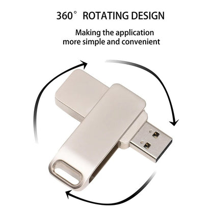 64GB Mini Metal Rotating USB Flash Drive
