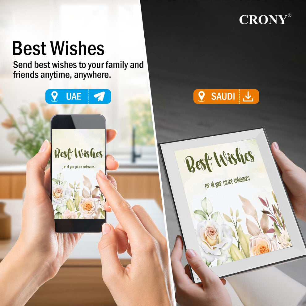 CRONY: JT16.2M-102 16.2 Inch WIFI Digital Photo Frame Android WiFi Cloud Digital Photo Frame – 32GB Touch Screen Display (JT162M-I02)