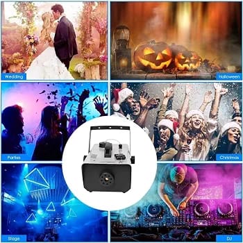 CRONY: 1200W  Smoke Machine Wireless And Remote Fog Machine for Grand Event Wedding & Engagement Bithday Party Christmas Halloween