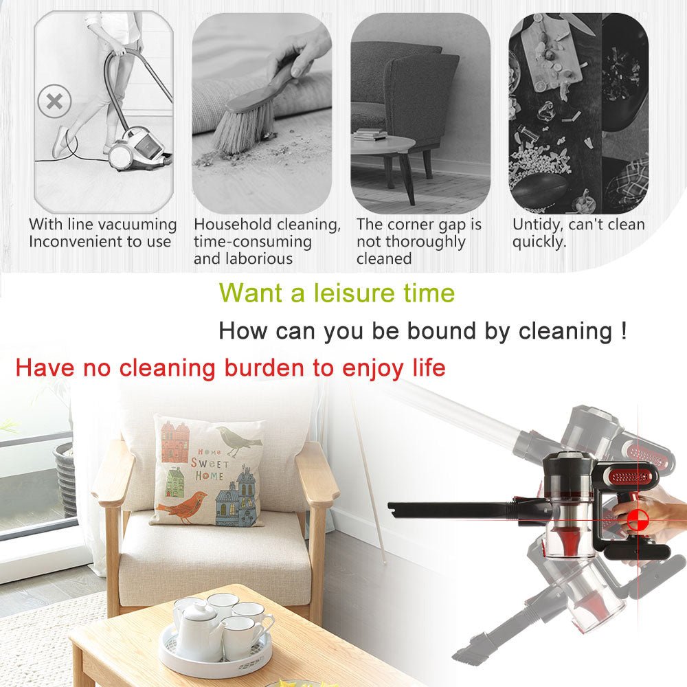 A19-120R 160W high power wireless vacuum cleaner - Edragonmall.com