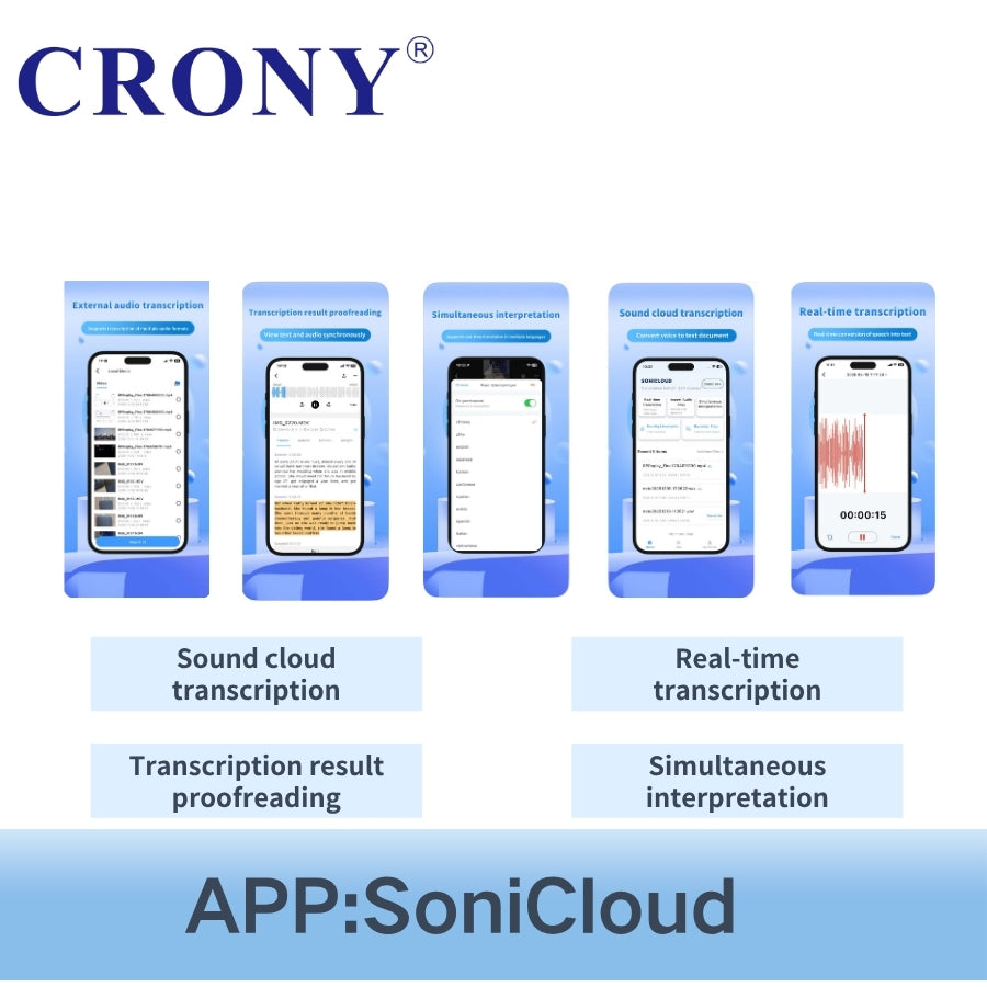 CRONY AI VIOCE RECORDER T8