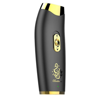 B11 upright hand-held Bukhoor Aromatherapy Portable Arabic Electric Bakhoor Incense Burner | Black+Golden - Edragonmall.com