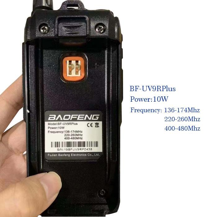 Baofeng 10W UV-9R Walkie Talkie Radio Handheld 8-15km Portable Radio Dust Cold Radio