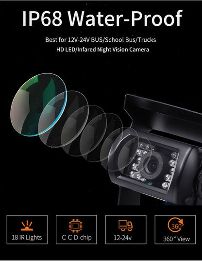 C-1004 LCD DVR KIT For Car 4 Channel H.264 2.0MP 1080P AHD Mobile Vehicle Car DVR MDVR Video Recorder Kit