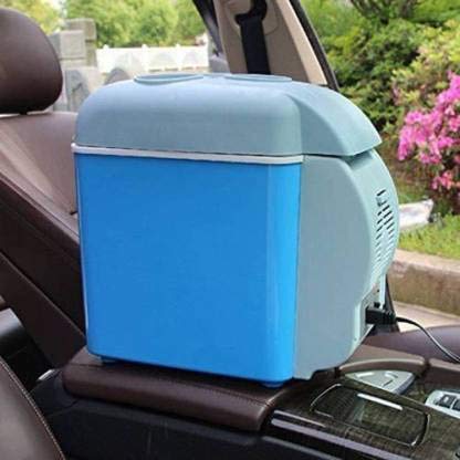 Car Icebox 7.5L Dual Function Mini Car Refrigerator Food and Beverage Cooler and Warmer