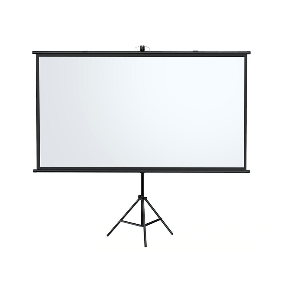 CRONY 100”projector screen with stand Portable Foldable Projection Movie Screen Fabric - Edragonmall.com