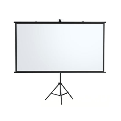 CRONY 100”projector screen with stand Portable Foldable Projection Movie Screen Fabric - Edragonmall.com