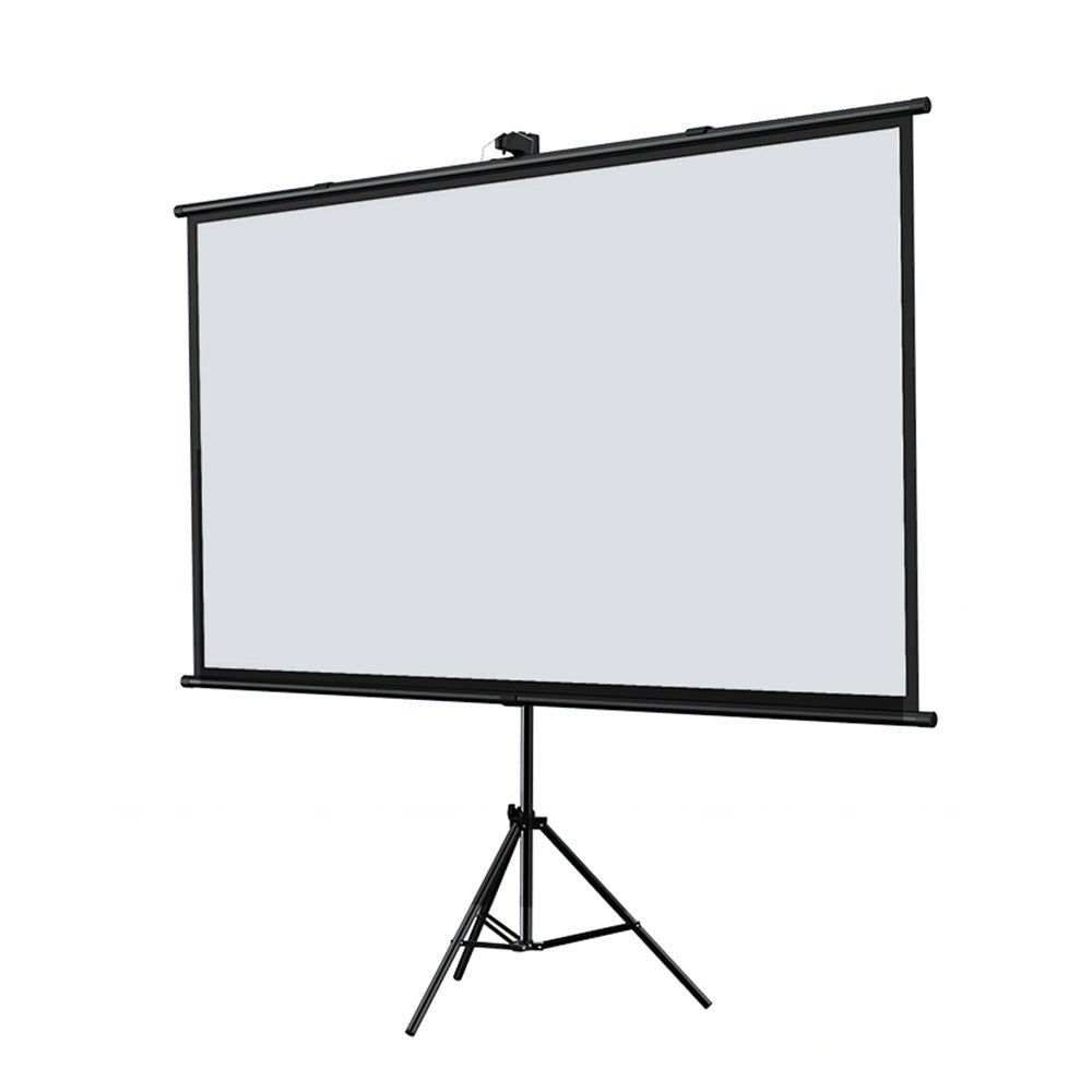 CRONY 120 Inches Tripod Projector Screen with Stand, Portable Foldable Projection Movie Screen Fabric - Edragonmall.com