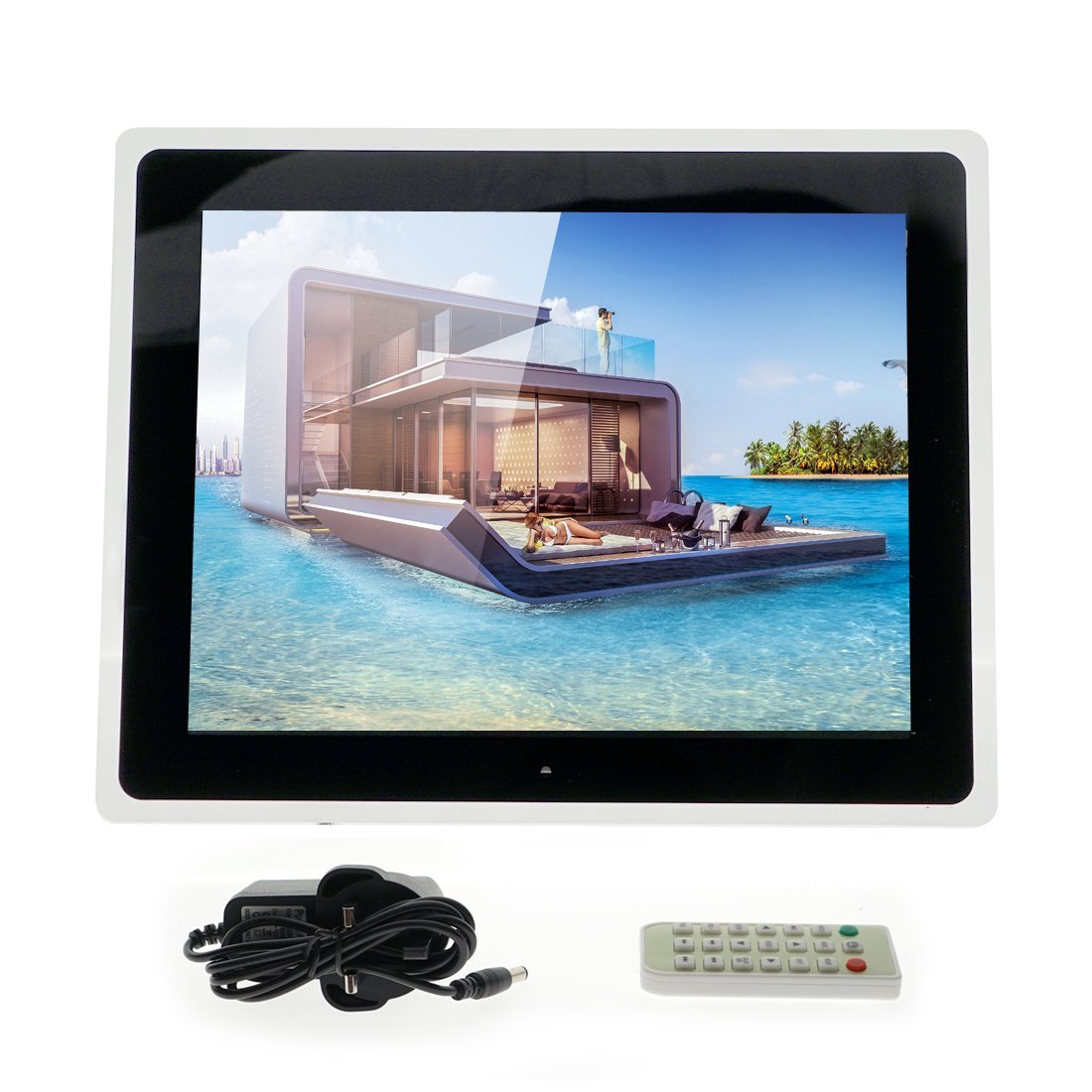 Crony 15 inch Digital Photo Frame, TFT LCD with High Resolution | Black - Edragonmall.com