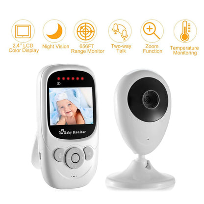 CRONY 2.4inch TFT LCD Baby Monitor Wireless Video Baby Monitor Camera - Edragonmall.com