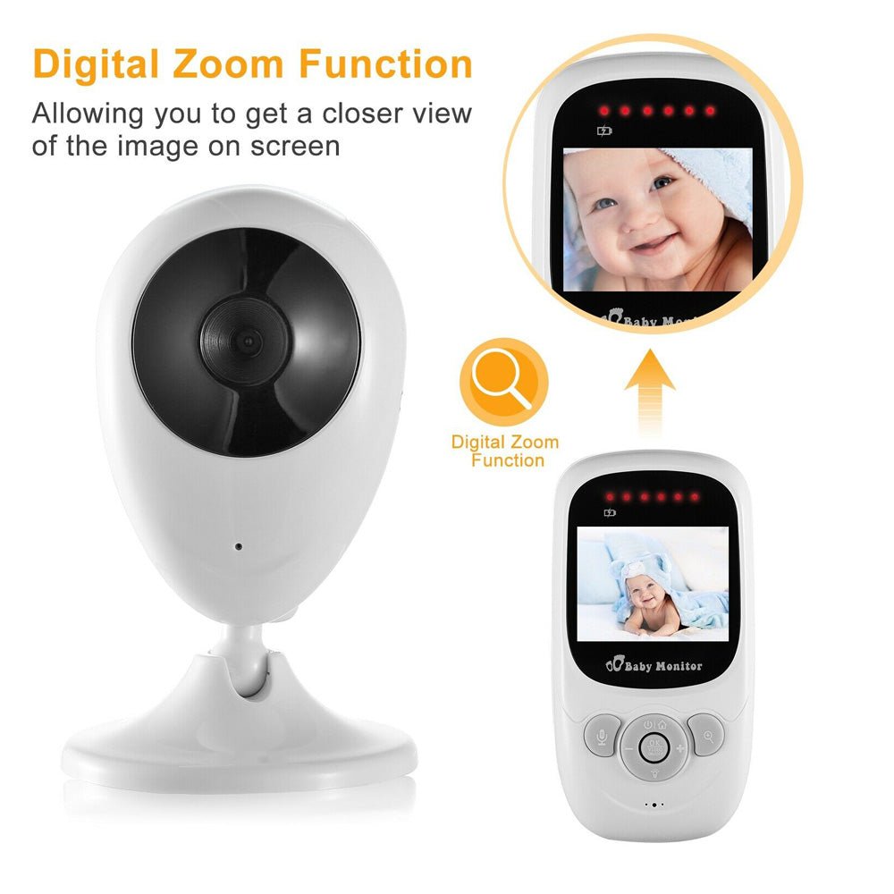 CRONY 2.4inch TFT LCD Baby Monitor Wireless Video Baby Monitor Camera - Edragonmall.com