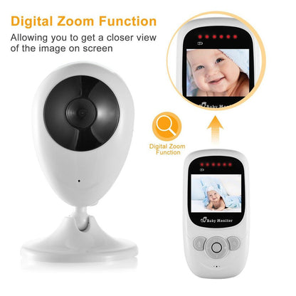 CRONY 2.4inch TFT LCD Baby Monitor Wireless Video Baby Monitor Camera - Edragonmall.com