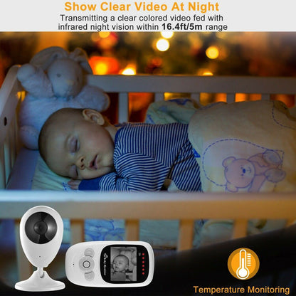 CRONY 2.4inch TFT LCD Baby Monitor Wireless Video Baby Monitor Camera - Edragonmall.com