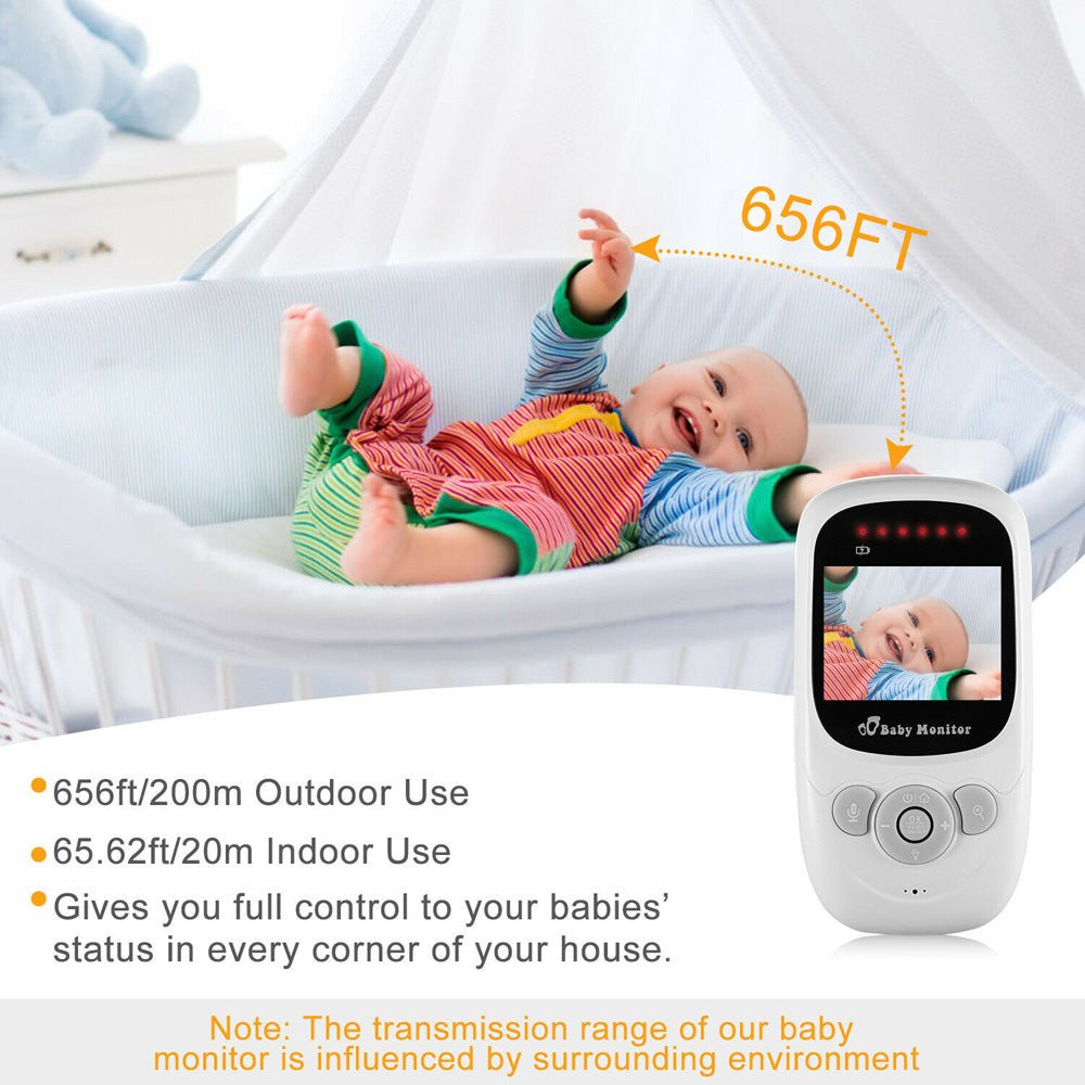 CRONY 2.4inch TFT LCD Baby Monitor Wireless Video Baby Monitor Camera - Edragonmall.com