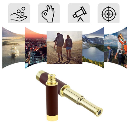 CRONY 25*30 Single Pirate Telescope 25X30 Single Pirate Telescope Retro Pirate Telescopic Mini Monocular Optics Telescope - Edragonmall.com