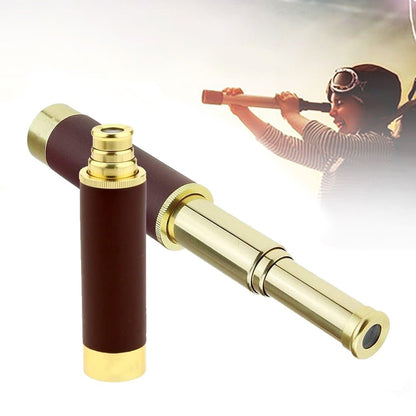 CRONY 25*30 Single Pirate Telescope 25X30 Single Pirate Telescope Retro Pirate Telescopic Mini Monocular Optics Telescope - Edragonmall.com