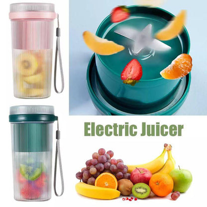 CRONY 300ml cup-shape juicer Portable USB Rechargeable Blender Waterproof Mini Juicer Cup - Edragonmall.com