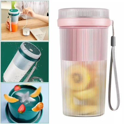 CRONY 300ml cup-shape juicer Portable USB Rechargeable Blender Waterproof Mini Juicer Cup - Edragonmall.com