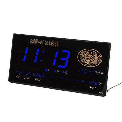 CRONY 4622y AZAN Clock indoor custom made memory decoration remote control alarm clock LED clock - Edragonmall.com