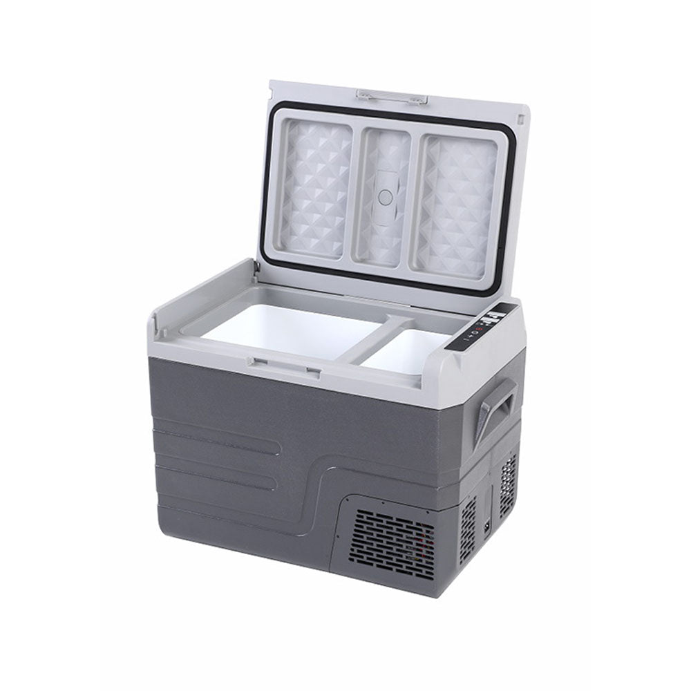 CRONY 46L QN46A double temperature system Car Refrigerator 46liter Car Fridge portable fridge Freezer compact Refrigerator for Car - Edragonmall.com