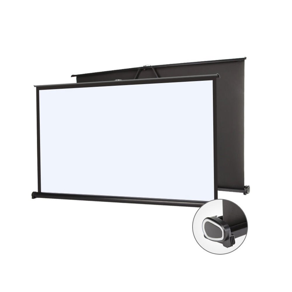 CRONY 50 Inch 4:3 Laptop Expandable mini Screen Projector Desktop Screen Use for Business Meeting Table Screen - Edragonmall.com