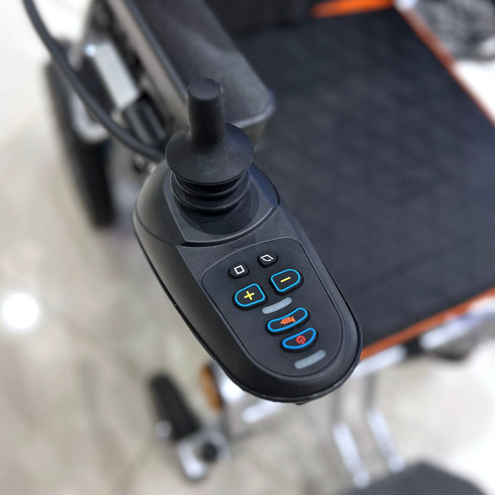 CRONY 6019 Electric wheelchair High back with flatlay Electric Wheelchair for Adults, All Terrain Lightweight Foldable Wheelchairs - Edragonmall.com