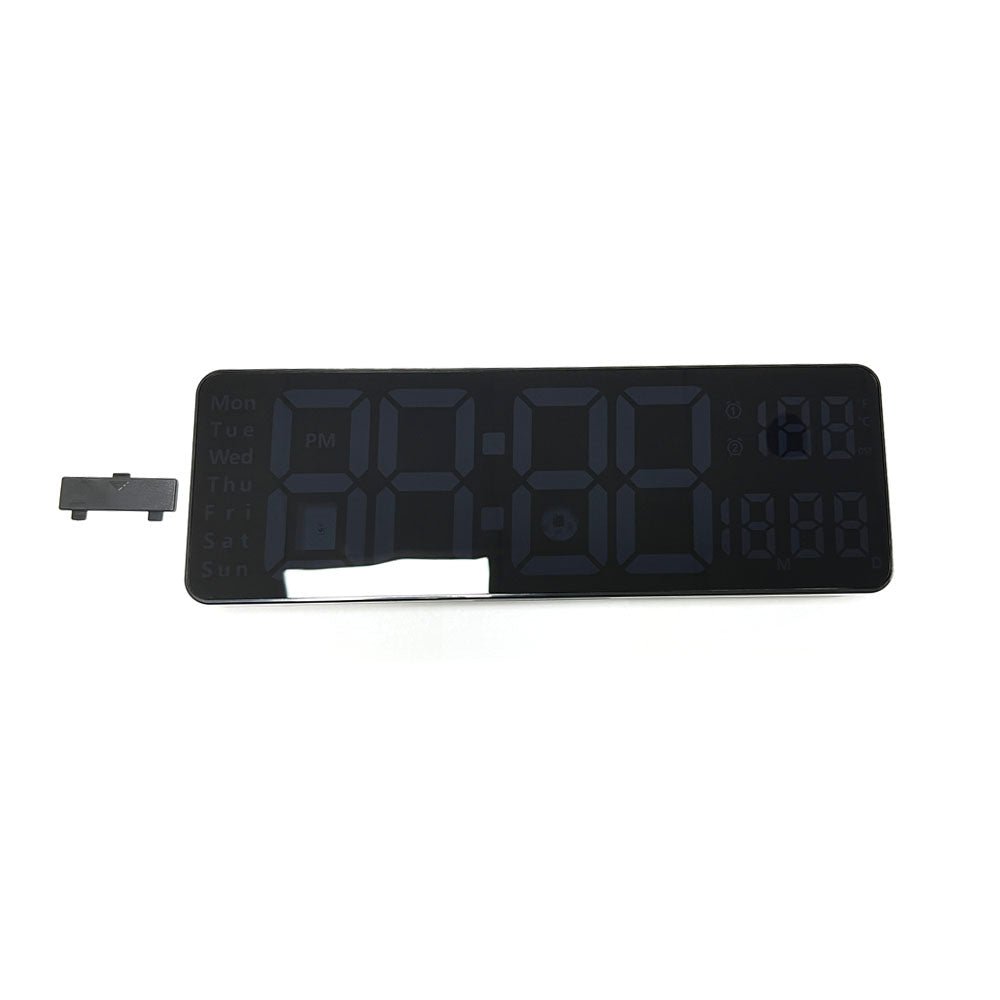 CRONY 6629 Electronic Clock LED Alarm clock Remote Control Digital Electronic Wall Clock Display Temperature week and calendar - Edragonmall.com