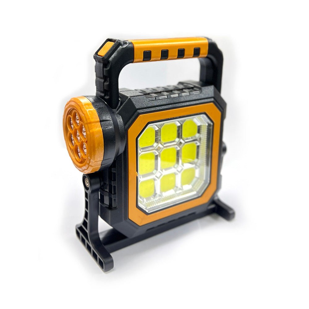 CRONY 7LED-83COB Solar Working Lamp Solar Rechargeable Cob Led Flashlight - Edragonmall.com