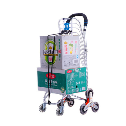 CRONY 8 Wheels Dual Purpose Shopping Cart Wheels Dual Purpose Shopping Cart Lightweight Shopping Trolley Bag With Seat - Edragonmall.com