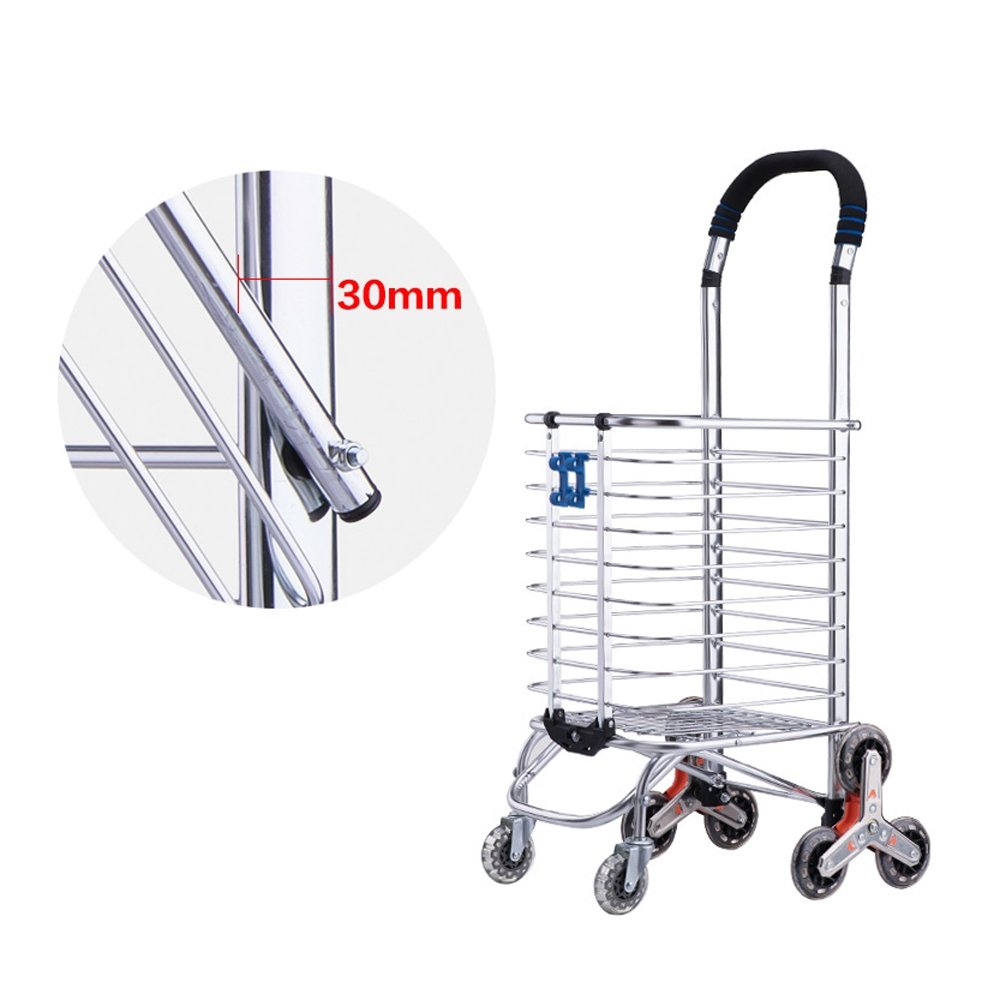 CRONY 8 Wheels Dual Purpose Shopping Cart Wheels Dual Purpose Shopping Cart Lightweight Shopping Trolley Bag With Seat - Edragonmall.com