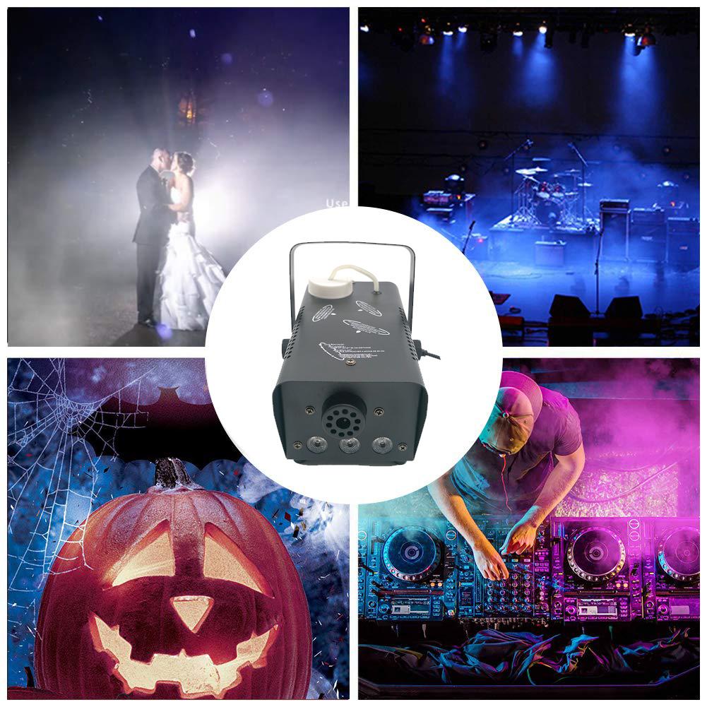 CRONY 800W RGB LED Fog Machine,Smoke Machine hood portable LED light with wired and wireless remote control - Edragonmall.com