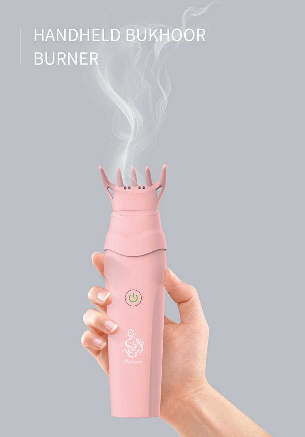 CRONY B007 Comb Bukhoor USB Electric Dukhoon Burner Bakhoor | Pink - Edragonmall.com